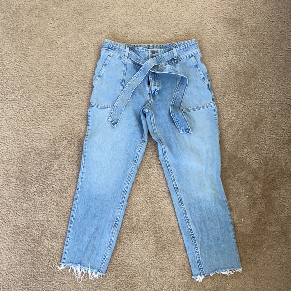 Abercrombie ankle mom jeans